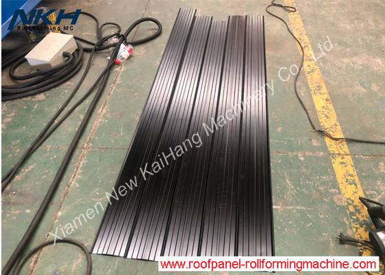 Roll forming machine, boltless roofing, seam-lok, roofing profile, fixing clip
