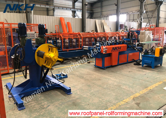Roll forming machine, boltless roofing, seam-lok, roofing profile, fixing clip