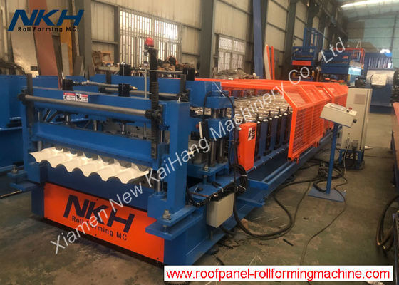 خرید Tile roll forming machine, step tile, metal tile, roofing tile, semi-round online manufacture