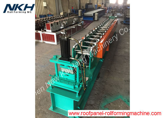 خرید دستگاه ساخت رول سرد فلزی چارچوب درب ورق با عملکرد سوراخ کردن، ریل درب راهنما online manufacture