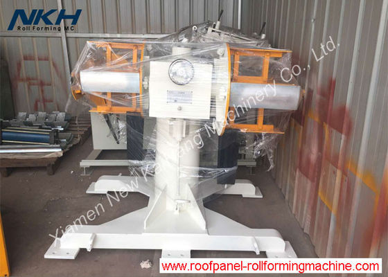 خرید عرض دستی Twin Head Design Decoiler 300 mm عرض سقف / چشمک زن online manufacture