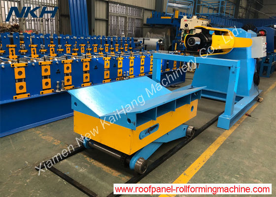خرید تجهیزات کمکی بادوام هیدرولیک ماشین Un Coiler Car Expand / Loose برای بارگذاری سریع سیم پیچ online manufacture