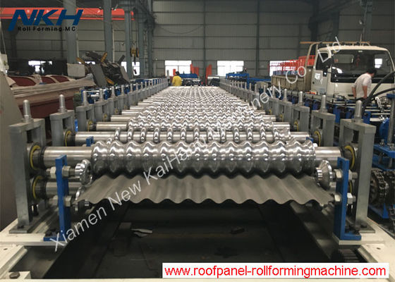 خرید ورق های راه راه ورق موج دار ، دستگاه تشکیل دهنده رول سرد با دقت بالا online manufacture