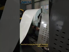 ماشین ساخت رول سقف با پرچینگ در خط