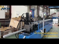 تست ماشین U Channel Roll Forming قبل از حمل